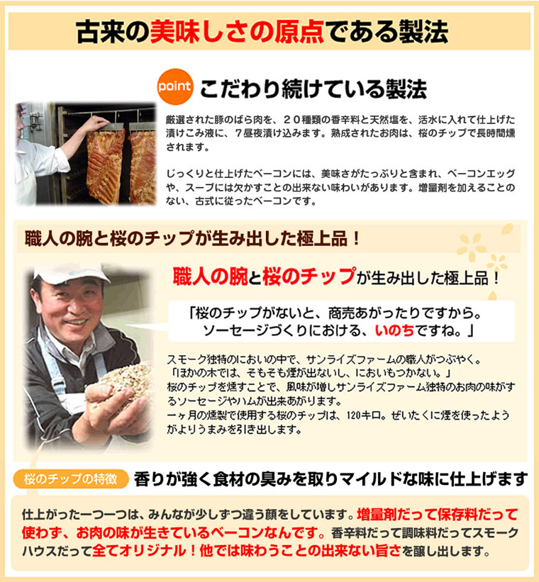 熟成ベーコンの切り落とし