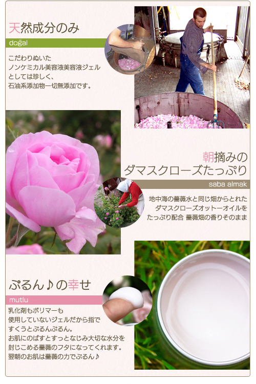 紫根エキス 薔薇ジェル