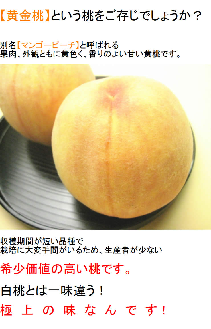 黄金桃紹介
