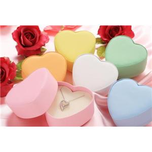 ROSSONA　ダイヤモンドコレクション　0.3ct天然ダイヤ20石ペンダント(Heart　Boxつき) Classic Cross