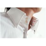ドゥエボットーニスナップダウンシャツ3枚セット(ピンク/パープル/ブルーステッチ) S
