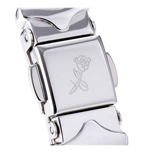 ROSSONA天然ダイヤ100石ウォッチ 「Marvel Heart(マーベルハート)」 ピンクスクリーン・Silver Rose