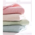 〜天使の肌ざわり〜伸縮ふわふわ2重ガーゼケット【Pleaze】プリーゼ グリーン