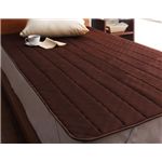 あったか温感パッド シングル ブラウン