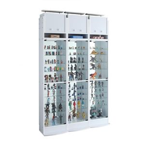 コレクションラック ローワイドタイプ 奥行29cm ホワイト