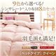 9色から選べる！シンサレート入り布団 8点セット ベッドタイプ クイーン ミッドナイトブルー