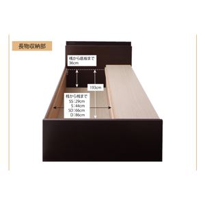 チェストベッド セミダブル【Blenda】【マルチラススーパースプリングマットレス付き】 ホワイト コンセント、収納ヘッドボード付きチェストベッド【Blenda】ブレンダ