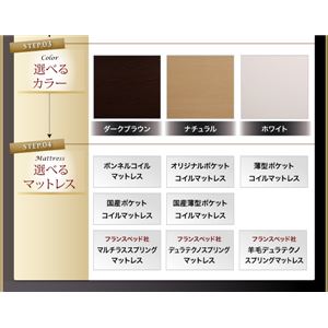 【組立設置費込】収納ベッド シングル・レギュラー【横開き】【Renati】【国産薄型ポケットコイルマットレス付】ダークブラウン 国産跳ね上げ収納ベッド【Renati】レナーチ