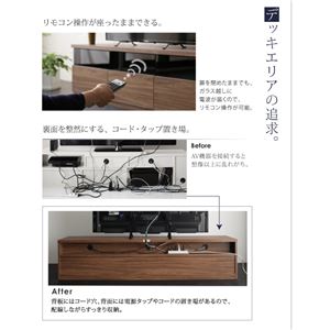 テレビ台 幅140cm カラー：ウォルナットブラウン リビングボードが選べるテレビ台シリーズ TV-line テレビライン