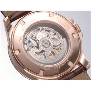 Furbo design(フルボ デザイン) オートマチック 両面スケルトン レザーウォッチ F5015PSIBR