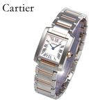 Cartier(カルティエ) タンクフランセーズ K18PGコンビ ブレスウォッチ W51027Q4