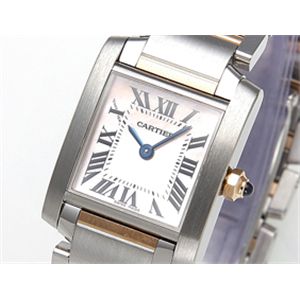 Cartier(カルティエ) タンクフランセーズ K18PGコンビ ブレスウォッチ W51027Q4