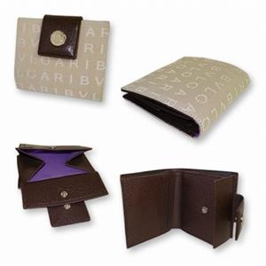 ブルガリ 22251 2つ折り 財布 ベージュ BVLGARI