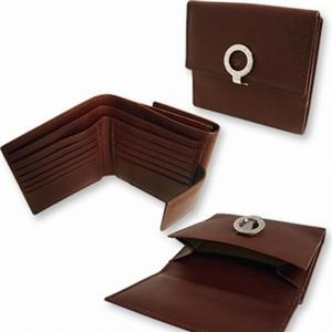 ブルガリ 23272 財布 Wホック2つ折り 財布 ブラウン