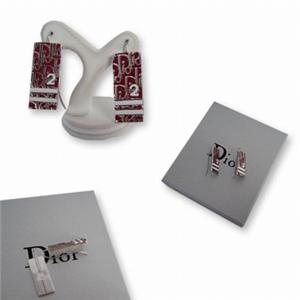 Christian Dior クリスチャン ディオール D69394 トロッター ピアス レッド