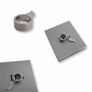 クリスチャン ディオール エクスボーツ 羽根型 リング Christian Dior D80652 シルバー