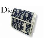 Christian Dior クリスチャン ディオール TCD43008 B2 ３つ折り 財布 ブルー