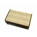 クリツィア 506.702.105DES カードケース KRIZIA  ライトベージュ×ブラウン