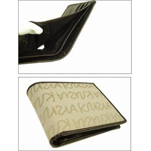 クリツィア 506.702.345 DES 2つ折り 財布 KRIZIA  ライトベージュ×ブラウン