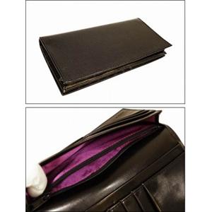 クリツィア 506.705.358DBR 2つ折り長財布 KRIZIA  ダークブラウン 第2画像
