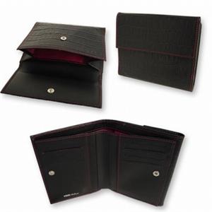 ヴェリーミラノ VM0303 BK Wホック ２つ折り 財布 VERRI milano  ブラック