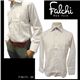 Falchi NewYork（ファルチ ニューヨーク） メンズドレスシャツ F-W-BK　#17（ブラック　ストライプ） Lサイズ（41−86）