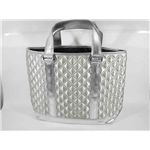 MARC BY MARC JACOBS(マークバイマークジェイコブス)サテン キルティングトートバッグ 50330 silver