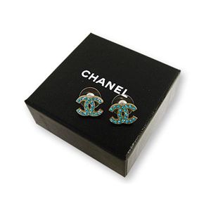 CHANEL(シャネル) A31067TUR CCマーク ピアス ブルー CHANEL(シャネル) A31067TUR CCマーク ピアス ブルー