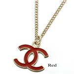 CHANEL（シャネル） ココマークネックレス 37084　RED／レッド