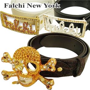 Falchi　New　York（ファルチニューヨーク） デザインベルト FD-0001-03 ブラウン
