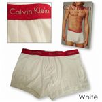 Calvin Klein（カルバンクライン） プロストレッチボクサーパンツ U7051 ホワイト  M
