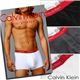 Calvin Klein�ʥ���Х󥯥饤��� �ץ����ȥ�å��ܥ������ѥ�� U7051 �ۥ磻��  M