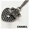 CHANEL(シャネル) ラインストーンハート＆ココマークネックレス A37892/BK