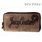 JUICY　COUTURE（ジューシークチュール）ラウンドファスナー長財布 287（ライトブラウン）