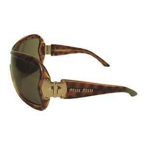 MIUMIU (ミュウミュウ) MU01GS 2AU3N1 サングラス トータス×グレイ