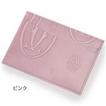 Cartier（カルティエ） カードケース 3788・ハッピーバースデー／ピンク