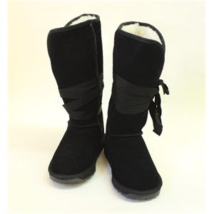 emu�y�G�~���[�z W20013 BK ���f�B�A�ɂ������o��̑�l�C���{�����[�g���u�[�c US8(��25) �u���b�N