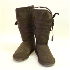 emu�y�G�~���[�z W20013 Chocolate ���f�B�A�ɂ������o��̑�l�C���{�����[�g���u�[�c US6(��23) �`���R���[�g�u���E��
