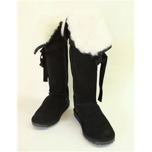 emu�y�G�~���[�z W20012 BK ���f�B�A�ɂ������o��̑�l�C�����O���[�g���u�[�c US6(��23) �u���b�N