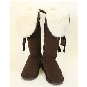 emu�y�G�~���[�z W20012 Chocolate ���f�B�A�ɂ������o��̑�l�C�����O���[�g���u�[�c US7(��24) �`���R���[�g�u���E��