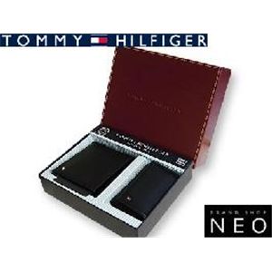 TOMMY HILFIGER トミーヒルフィガー 4493 BK 2つ折財布 キーケース セット TOMMY HILFIGER トミーヒルフィガー 4493 BK 2つ折財布 キーケース セット