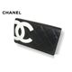 CHANEL(Vl) A26722BK/WH J{C  z