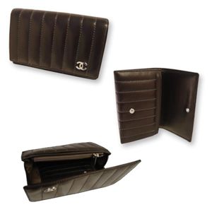 CHANEL(シャネル) A30044 D.BR 財布 マドモアゼル 2つ折り 中 財布