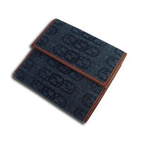 GUCCI (グッチ) 141411 H101G 4081 GG柄 Wホック 2つ折り 財布