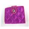 MARC BY MARC JACOBS サテンスナップウォレット 50361 FUSCHIA フューシャ 