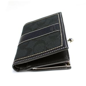 COACH(�R�[�`)�n���v�g���Y�V�O�l�`���[ 6K11 SV/BK �t���[���h �t�����`�p�[�X ��܍��z �V���o�[/�u���b�N 