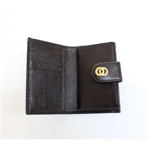 BVLGARI ブルガリ 25252 DOPPIOTONDO ドッピオトンド Wホック 二つ折り財布 ダークブラウン