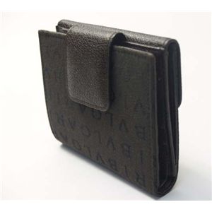 BVLGARI ブルガリ 25128 ダブルホック財布 ダークブラウン 第3画像