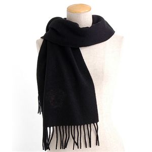 VERSACE メデューサ刺繍 マフラー SCRMLAA5580 Black