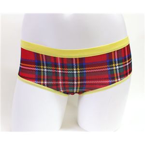 propaganda girl プロパガンダ ガール アンダーウェア ss51010 red タータンチェックボーイショート Sサイズ